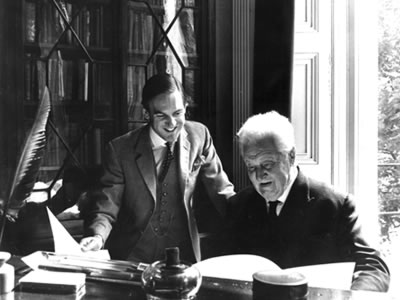 André Simon with young Hugh Johnson (ca. 1963)