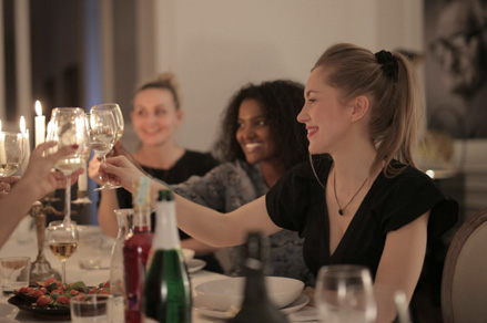 Members sharing a table