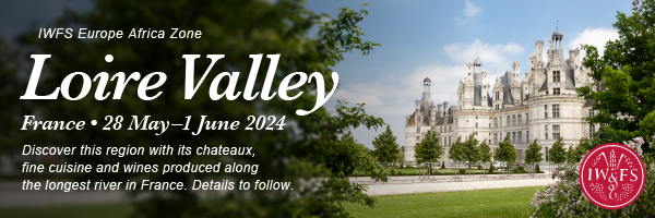 IWFS Europe Africa - Loire Valley. 28 May-1 June 2024. Discover this region with its chateaux, fine cuisine and wines produced along the longest river in France. Details to follow.