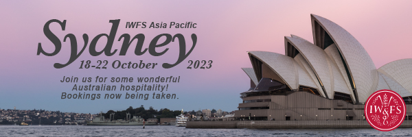 IWFS Asia Pacific - Sydney Festival. 18-22 October 2023. Join us for some wonderful Australian hospitality. Bookings now being taken.