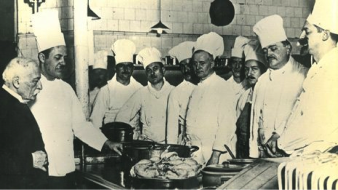 Menu created by Auguste Escoffier (1846-1935) for Children and Babies, c.  1900